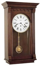 Howard Miller Oak Octagon Schoolhouse-Style Chiming Wall Clock with Pendulum — listing 4