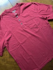 Duluth Trading Co Men's Short Sleeve Henley Pocket Shirt XL Gray — listing 3