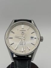 TAG Heuer Carrera Calibre 5 Automatic Men's Watch, Black Dial
