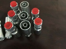 Hydraulic Hose Fitting - 90-Degree Elbow Crimp Fitting with Swivel Nut — listing 2