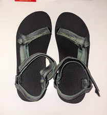 Teva Original Universal Leather Sandals, Women's, Gray with Star/Dot Print Straps
