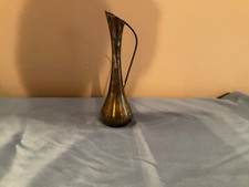 Pair of Mid-Century Silver Plated Bud Vases with Handles — listing 4