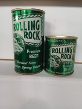 Rolling Rock "Bucket of Rocks" Galvanized Metal Beer Ice Bucket — listing 2
