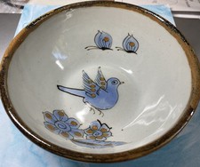 El Palomar Ken Edwards Tonala Stoneware Teapot and Pitcher Set with Blue Bird Motif — listing 4