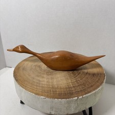 Set of Folk Art Carved Wood Canada Goose Decorative Figures — listing 5