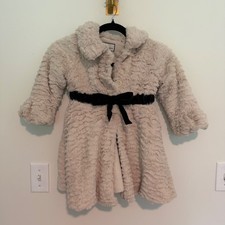 American Widgeon Toddler Girls Navy Quilted Hooded Barn Jacket, Size 2T — listing 6