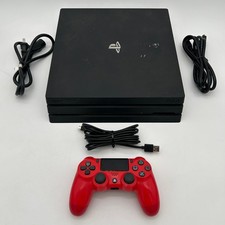Sony PlayStation 4 Pro 1TB Console (Jet Black) with Red DualShock 4 Controller — listing 4