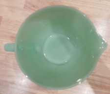 Vintage Jadite Green Glass Small Mixing Bowl with Pouring Spout, 4" x 6.5" — listing 5