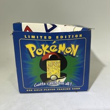 1999 Burger King Pokémon 23K Gold-Plated Cards Promo Set in Sealed Pokéball Boxes — listing 2