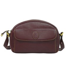 Cartier Sapphire Line Black Leather Crossbody Bag with Gold Chain Detail I'm considering buying from this listing — listing 5