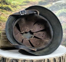 German WWII-Style M35/M40 Stahlhelm Steel Helmet with Heer Eagle Decal (Likely Restored/Refinished) — listing 3