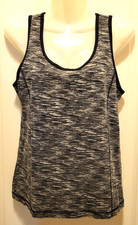 Danskin Now "Love to Run" Grey Racerback Tank Top, Size XL (16-18) — listing 6