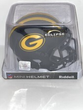 Riddell Green Bay Packers Mini Football Helmet - Signed by Brett Favre (Personalized to Chris) — listing 3