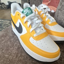 Nike Air Force 1 Low White/Yellow/Black/Green Sneakers