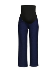 Time & Tru Ruched Maternity V-Neck Blouse, Black, Size S (4-6) — listing 5