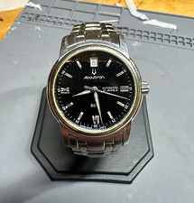 Vintage Bulova Accutron Tuning Fork Wristwatch, 10K Gold Filled Bezel, Stainless Steel Case — listing 4