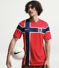 Nike Norway (Norge) National Team Away Soccer Jersey, Dri-Fit, Size M — listing 4