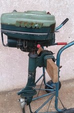 Vintage 1950s Blue/Silver Small Outboard Boat Motor (approx. 3-5 HP), Multiple Units — listing 4