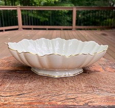 Lenox Ivory Porcelain Footed Petal / Lotus Bowl, listing 6