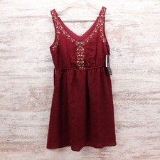 My Michelle Cream Floral Jacquard Short-Sleeve Dress, Juniors Size 11/12 — listing 3