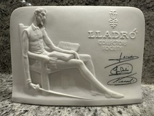 Lladró Collectors Society Bisque Porcelain Don Quixote Plaque, Signed by Lladró Brothers — listing 6