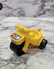 Vintage Fisher-Price Little People Blue & Yellow Tricycle / Trike Vehicle — listing 3