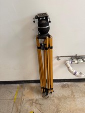 Vintage Professional Wooden Tripod with Fluid Head — listing 4