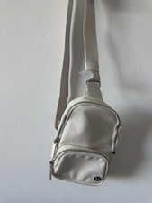 Lululemon Pink Nylon Convertible Crossbody Bag with Chain Strap — listing 6