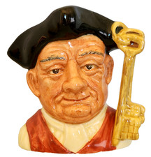 Royal Doulton "The Gaoler" Character Jug D6570 from Character Jugs from Williamsburg Series — listing 3