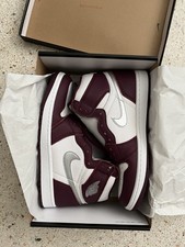Air Jordan 1 Retro High GS 'Bordeaux' (Purple/Maroon), Size 7Y — listing 6