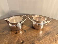 Vintage GMCo Silverplate Two-Handled Covered Sugar Bowl (Hotel/Restaurant Ware) — listing 5