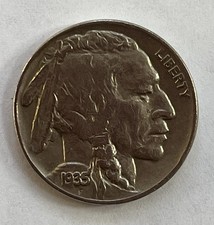 Buffalo Nickel (Indian Head Five Cents), Type 2, Recessed Ground Reverse - Date Not Visible — listing 3