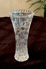 Lenox Fine Crystal Flared Bud Vases, Set of 3 with Pinwheel & Fan Cut Pattern — listing 3