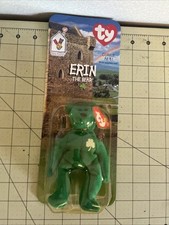 Ty McDonald's Teenie Beanie Babies International Bears - Erin the Bear