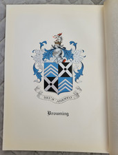 Framed Hand-Painted 'Guiney' Family Coat of Arms Heraldic Crest — listing 4