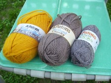 Chunky Super Bulky Hand-Spun Wool Roving Yarn Cake in Purple/Plum — listing 6