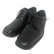 Maximus Collection Men's Black Leather Lace-Up Dress Shoes — listing 2