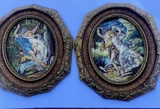 Artini Sculptured Engraving Hand-Painted Ice Cream Vendor Scene — listing 3