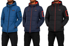 Nautica Reversible Color-Block Signal Flag Puffer Jacket, Size XXL — listing 3