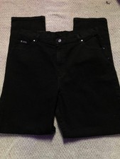Riders by Lee Women's Jet Black Tapered Leg Jeans, Size 16 Petite (NWT) — listing 4