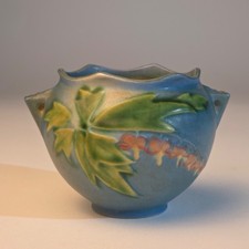 Roseville Pottery Bleeding Heart Jardinière 651-6 in Pink — listing 6