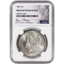 1889 Morgan Silver Dollar (Philadelphia Mint, No Mintmark)