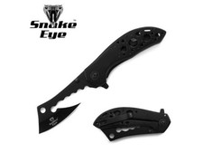 Snake Eye Tactical Spring-Assisted Folding Pocket Knife with 3D Skull/Bandana Graphic Handle — listing 4