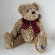 Ridgewood Collectibles 2003 Miniature Jointed Teddy Bear Ornament with UNC Sweater — listing 3