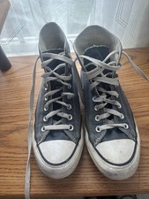 Vintage Converse Chuck Taylor All Star Made in USA High-Top Sneakers, Aqua/Yellow Two-Tone, Size 5