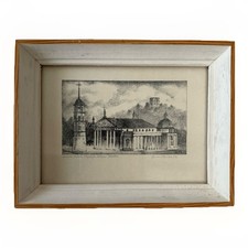 Pencil-Signed and Numbered Color Lithograph of European Town with Cathedral and Stone Bridge — listing 6