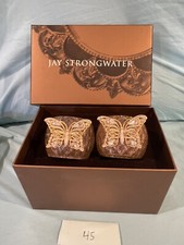 Jay Strongwater Enamel & Swarovski Crystal Frog Napkin Rings (Set) — listing 5