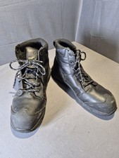 Cintas Black Leather Steel-Toe Hiker-Style Work Boots with Original Box and Tags — listing 4