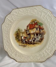 Crown Devon Coaching Days Mug 'The Manor House' Oxford