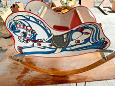 Vintage Spring Rocking Horse (Bouncy Rider) on Metal Frame — listing 5